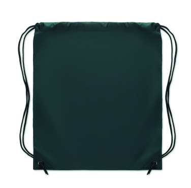 Logo trade corporate gifts image of: 190T Polyester drawstring bag